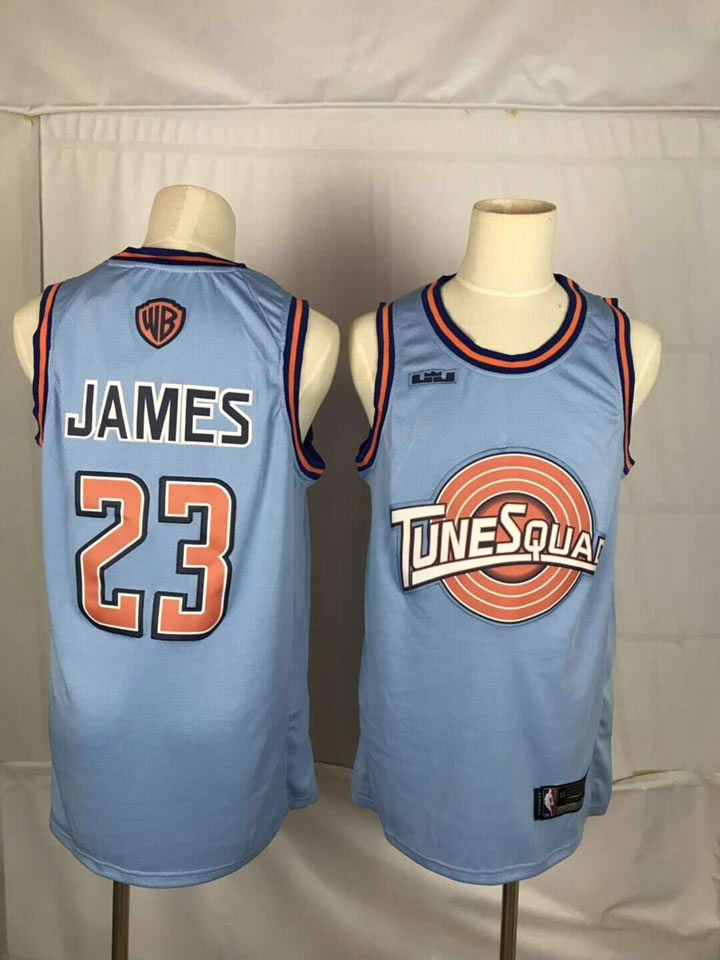 Tune Squad 23 Lebron James Blue Stitched Movie Basketball Jersey,We sell and wholesale Tune Squad 23 Lebron James Blue Stitched Movie Basketball Jersey on line form chian!